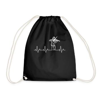 Violon Violoniste Violoniste - Sac de sport léger - noir - Devant