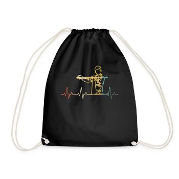 Violin Violinist Violinist - Drawstring Bag - black - Front