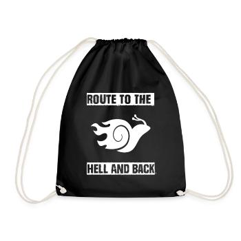 Route To The Hell And Back Tuning Turbocharger - Drawstring Bag - black - Front