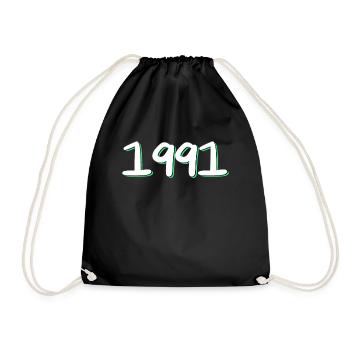 1991 Anniversaire - Sac de sport léger - noir - Devant