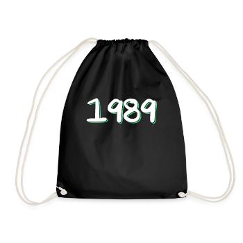 1989 Anniversaire - Sac de sport léger - noir - Devant