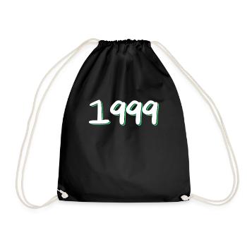 1999 Birthday - Drawstring Bag - black - Front