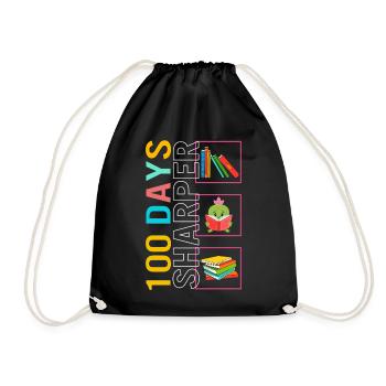 Chemise d’école, 100 jours plus précis Reading Cactus - Sac de sport léger - noir - Devant