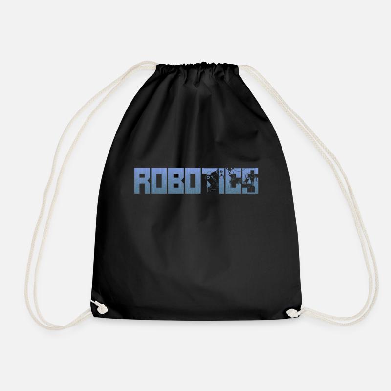 Robot Robotics Engineer Robotics - Turnbeutel - Schwarz