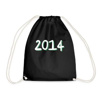 Anniversaire 2014 - Sac de sport léger - noir - Devant