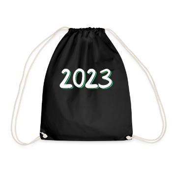 Anniversaire 2023 - Sac de sport léger - noir - Devant