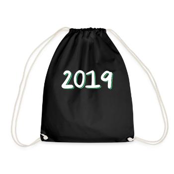 Anniversaire 2019 - Sac de sport léger - noir - Devant