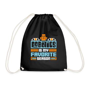Robotics Is My Favorite Season Automation Engineer - Turnbeutel - Schwarz - Vorne