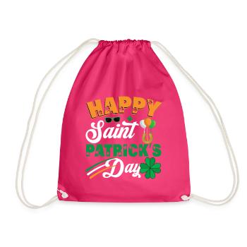 Happy Saint Patrick's Day - Turnbeutel - Fuchsia - Vorne