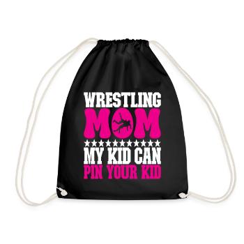 Lutte Maman Lutteuse - Sac de sport léger - noir - Devant