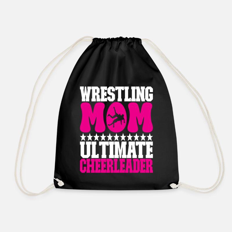 Wrestling Mom Ringen Ringer - Turnbeutel - Schwarz