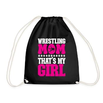 Lutte Maman Lutteuse - Sac de sport léger - noir - Devant