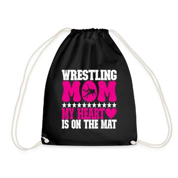 Lutte Maman Lutteuse - Sac de sport léger - noir - Devant
