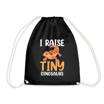 J’élève de minuscules dinosaures sur Bearded Dragon - Sac de sport léger - noir - Devant