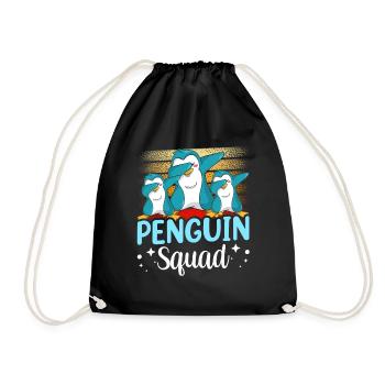 Penguin Team Animal Lovers Pingouins Mignon - Sac de sport léger - noir - Devant