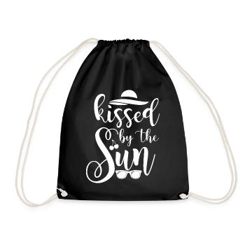 Kissed By The Sun - Drawstring Bag - black - Front