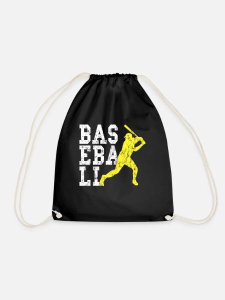 Baseball - Turnbeutel - Schwarz