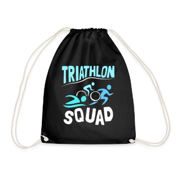 Triathlon Team Triathlons Triathlete Triathlete - Drawstring Bag - black - Front