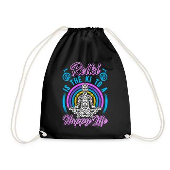 Praticiens de Reiki & Maître Reiki - Sac de sport léger - noir - Devant