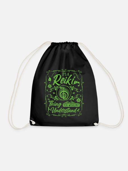 Reiki Praktizierende & Reiki Master - Turnbeutel - Schwarz