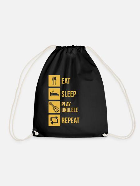 Ukulélé Joueur de ukulélé Ukuléléliste - Sac de sport léger - noir
