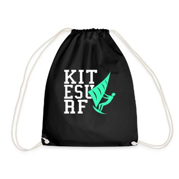 Kite Surf - Sac de sport léger - noir - Devant