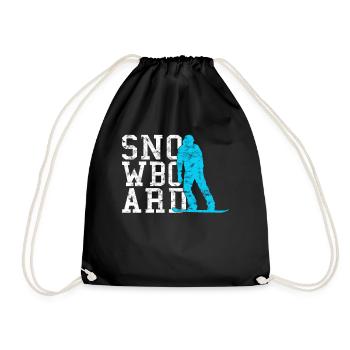 Planche à neige - Sac de sport léger - noir - Devant