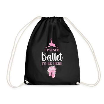 Ballet Danseuse Danse Ballerine - Sac de sport léger - noir - Devant