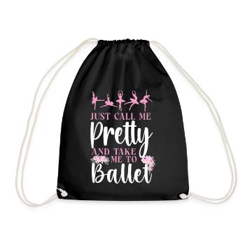 Ballet Danseuse Danse Ballerine - Sac de sport léger - noir - Devant