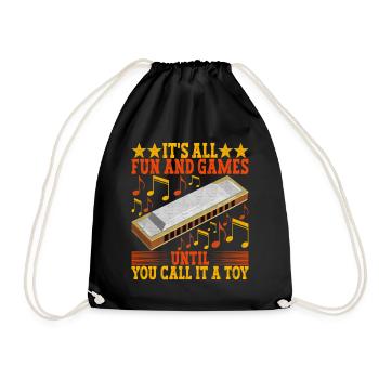 Harmonica Harmonica - Drawstring Bag - black - Front