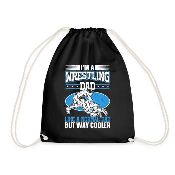 Dans A Wrestling Dad for Wrestlers on Father’s Day - Sac de sport léger - noir - Devant