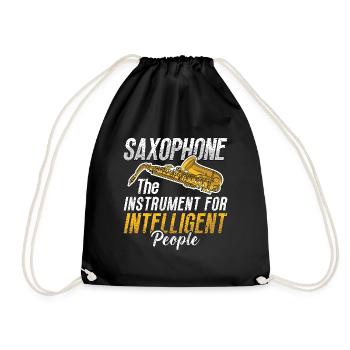 Saxophone L’instrument pour saxophoniste - Sac de sport léger - noir - Devant