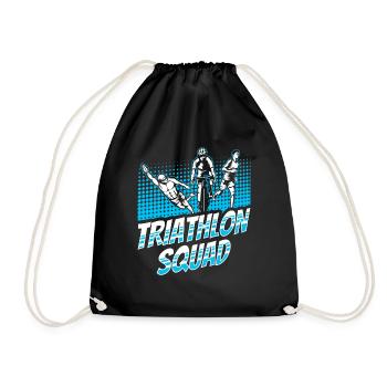 Triathlon Équipe Triathlon Triathlète Triathlète - Sac de sport léger - noir - Devant