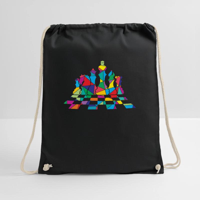 Jeu de table Low Poly Polygon Chess Sac de sport léger