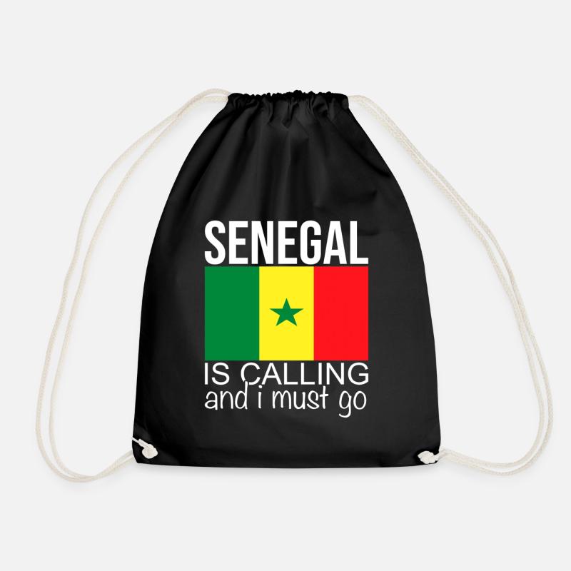 Sénégal - Sac de sport léger - noir
