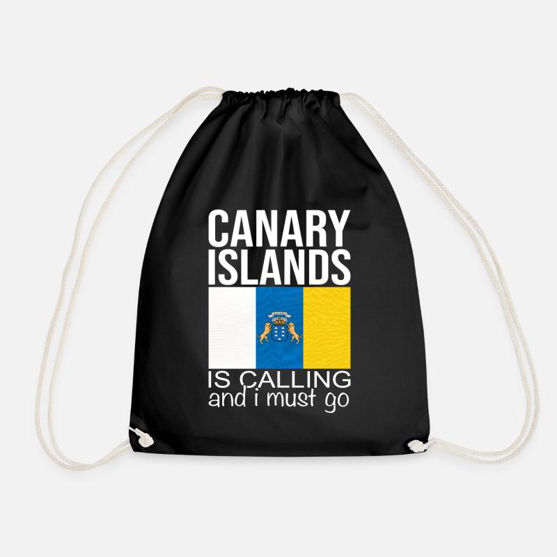 Dicton des îles Canaries - Sac de sport léger - noir