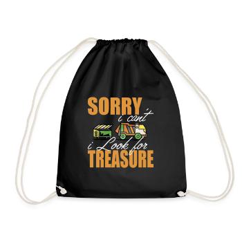 Sorry i can't i look for Treasure garbage Treasure - Drawstring Bag - black - Front