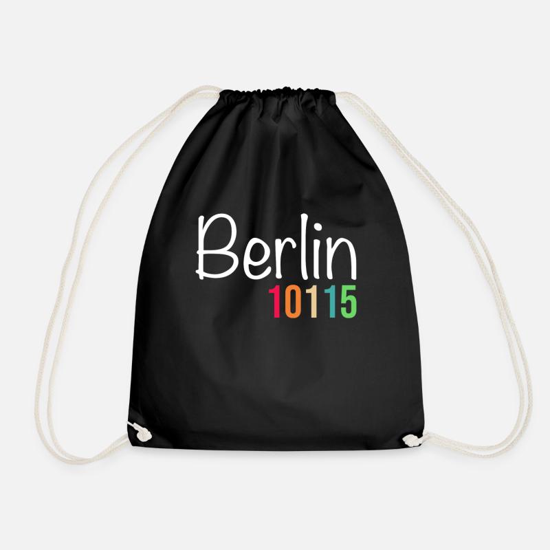 Berlin - Turnbeutel - Schwarz