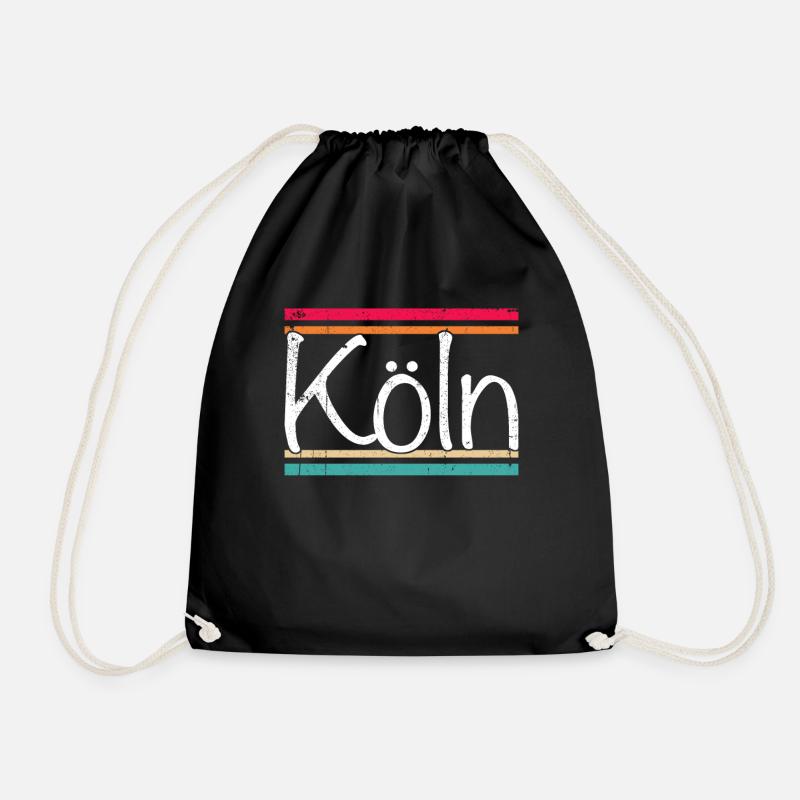 Köln - Turnbeutel - Schwarz