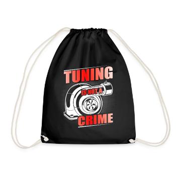 Tuner de voiture, Mécanicien automobile, Voiture de course, Tuning - Sac de sport léger - noir - Devant