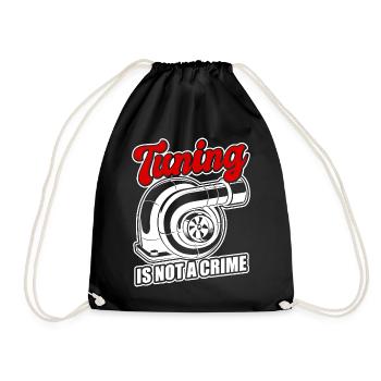 Tuner de voiture, Mécanicien automobile, Voiture de course, Tuning - Sac de sport léger - noir - Devant