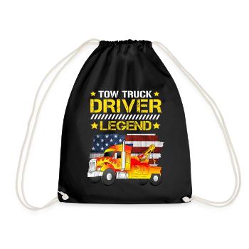 Légende du conducteur de dépanneuse - Sac de sport léger - noir - Devant
