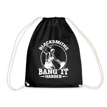 Blacksmiths Bang It forgeron drôle - Sac de sport léger - noir - Devant