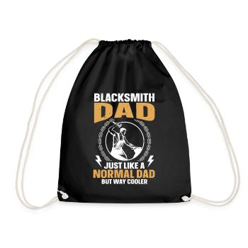 Le père forgeron comme un père normal mais beaucoup plus cool - Sac de sport léger - noir - Devant
