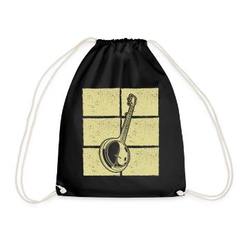 Banjo Banjo joueur Banjoïste - Sac de sport léger - noir - Devant