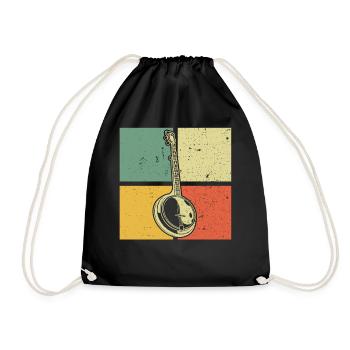 Banjo Banjo joueur Banjoïste - Sac de sport léger - noir - Devant