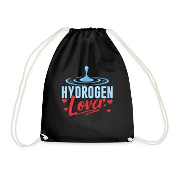 Amateur d’hydrogène Élément énergétique Hydrogène - Sac de sport léger - noir - Devant