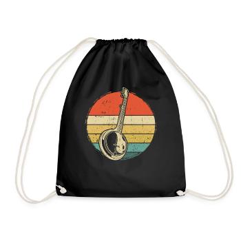 Banjo Banjo joueur Banjoïste - Sac de sport léger - noir - Devant