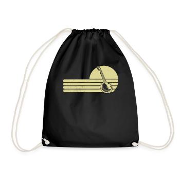 Banjo Banjo joueur Banjoïste - Sac de sport léger - noir - Devant