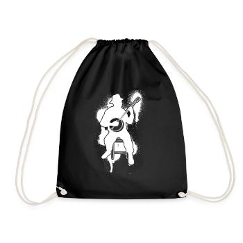 Banjo Banjo joueur Banjoïste - Sac de sport léger - noir - Devant